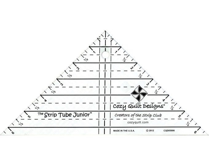 The Strip Tube JUNIOR  Ruler - PREFECT TRIANGLES - Cozy Quilt Designs