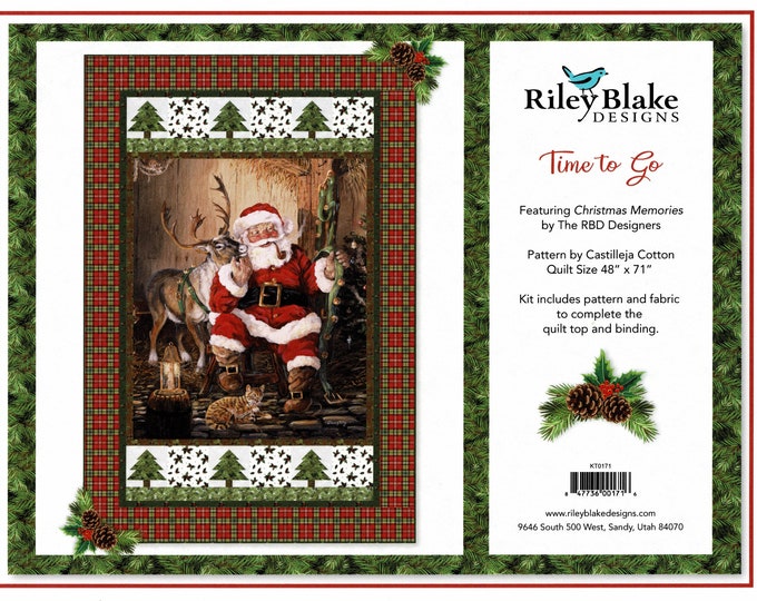 Time To Go *Quilt Kit*  BY:  The RBD Designers for Riley Blake KT0171