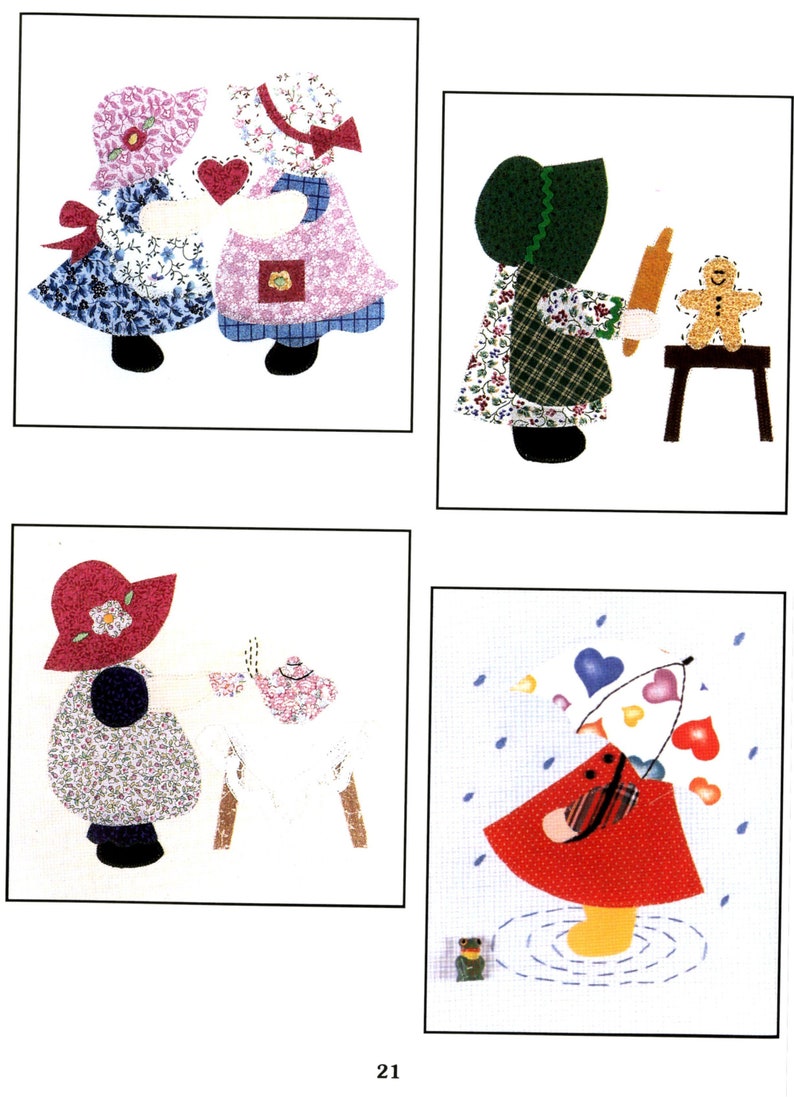 The Ultimate Sunbonnet Sue Collection Quilt Pattern Book By: Quilt and Sew image 9