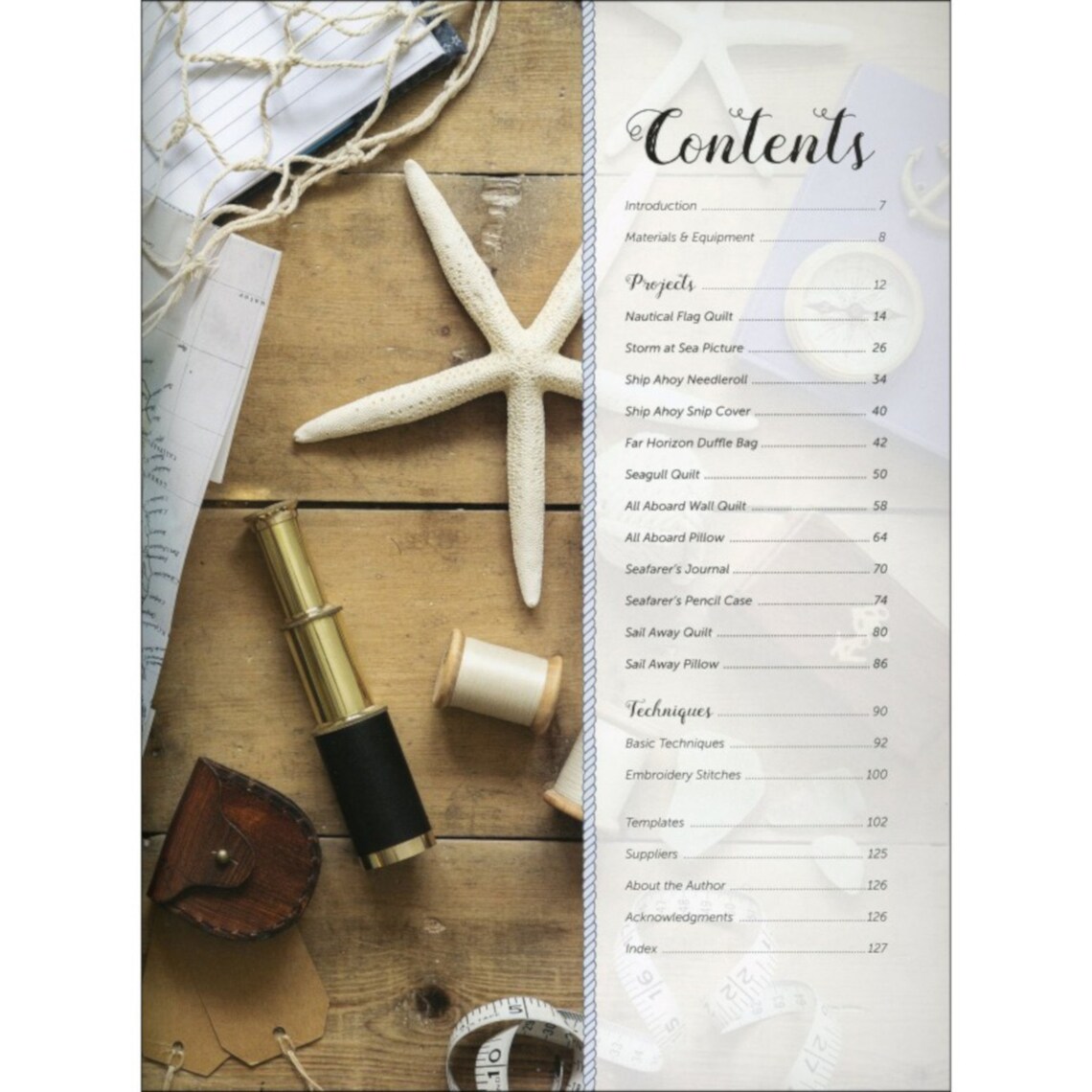 NAUTICAL quilt Book With 12 Projects By Anderson Etsy