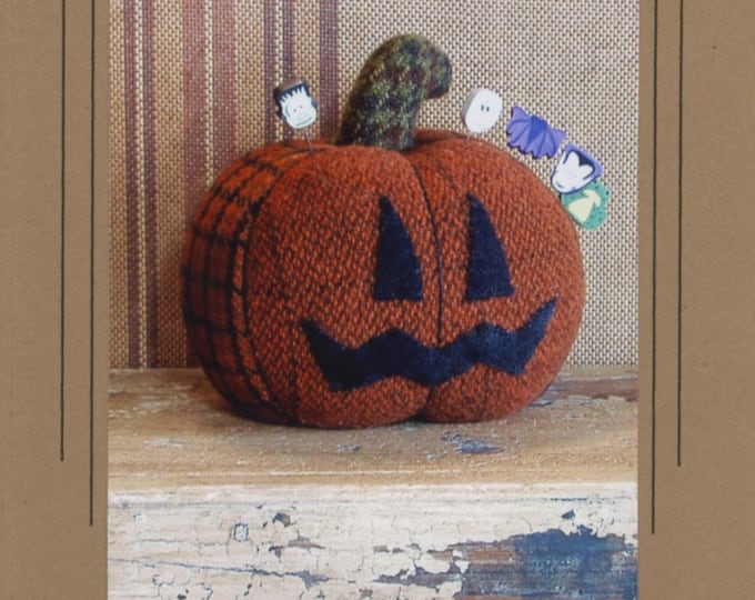 Pumpkin *Pin Keep /Pincushion Pattern*  By: Jennifer Clemen - Cottonwood Creations  #611