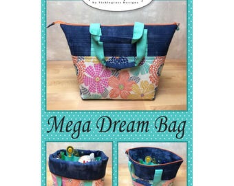 Mega Dream Bag *Sewing Pattern* From: Bodobo Bags by Ticklegrass Designs