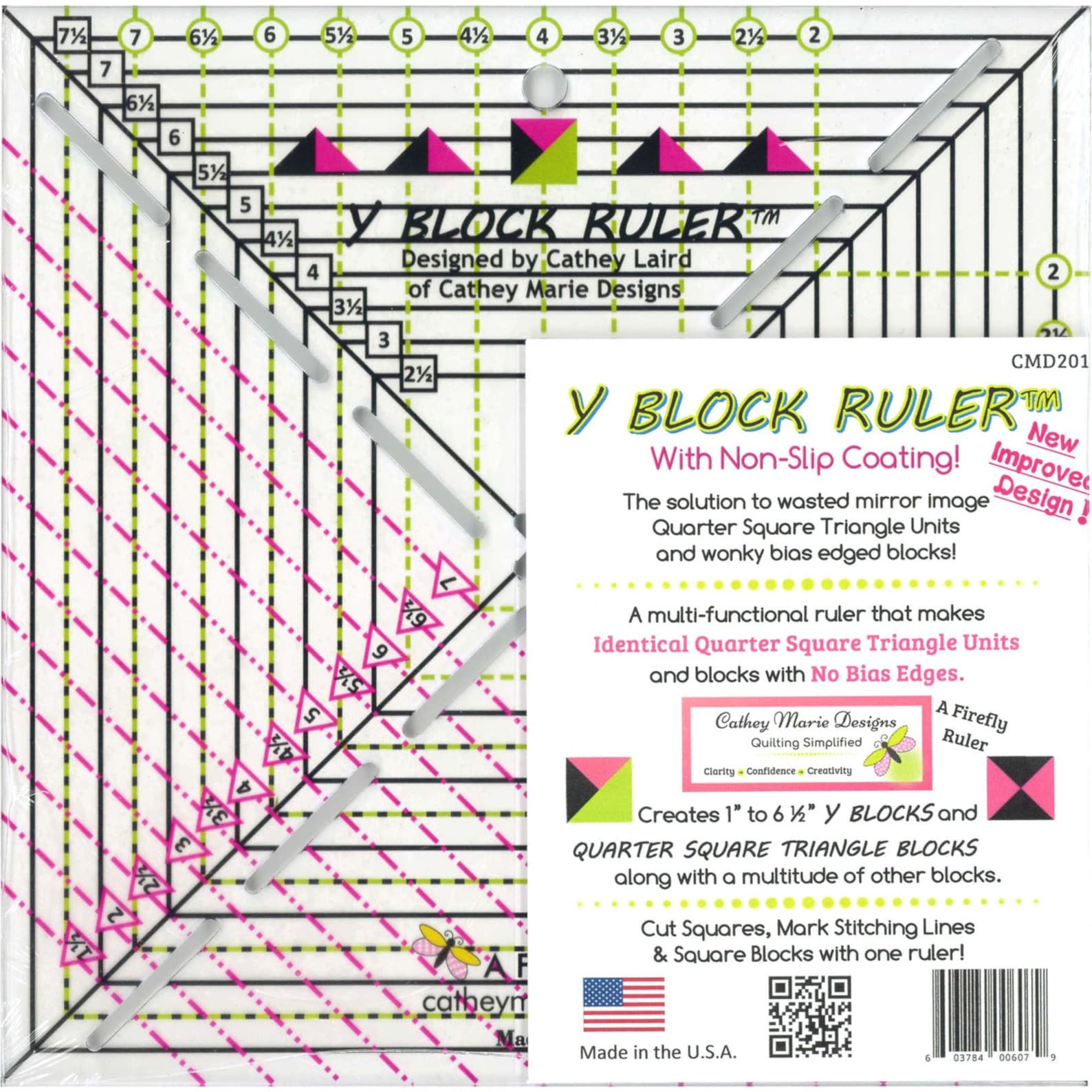 Y BLOCK Ruler NEW Design With Slip Stop Grips Designed By: - Etsy