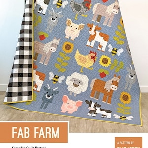 Fab Farm *Sampler Quilt Pattern* By: Elizabeth Hartman EH-069