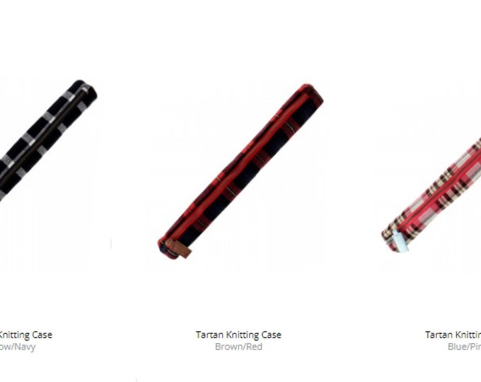 Tartan Knitting Needle Case*Various Colors Available* By: Bohin
