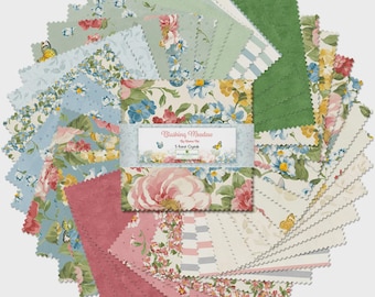 Blushing Meadows - 5 Karat Gems *Charms - 42 Pieces* From: Wilmington Prints 508-902-508