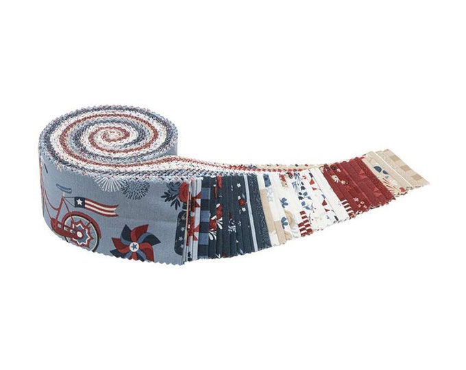 Red, White and True *Jelly Roll - 40 Pieces* By: Dani Mogstad for- Riley Blake Designs RP-13180-40