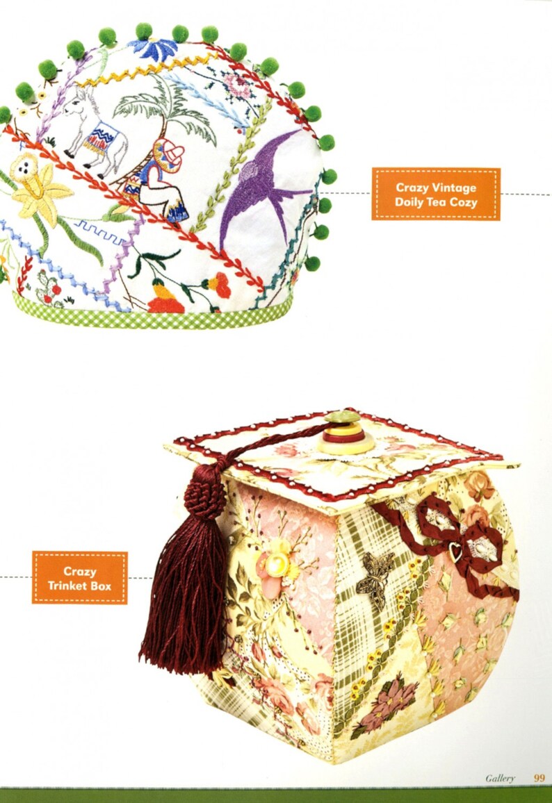 Foolproof CRAZY QUILTING Book By Jennifer Clouston Etsy