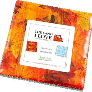 The Land I Love *Layer Cake (10 x 10) - 42 Pieces* By: Lori Dieter for Benartex LAN10PK