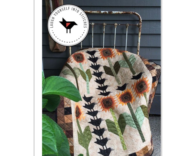AND SO It CROWS **A Scrappy Quilt Pattern**  By: Karen Walker - Laugh Yourself Into Stitches  #111