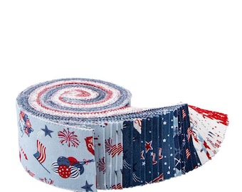 Stars and Stripes Forever *Jelly Roll - 40 Pieces* By: Lori Whitlock for- Riley Blake Designs RP-15710-40