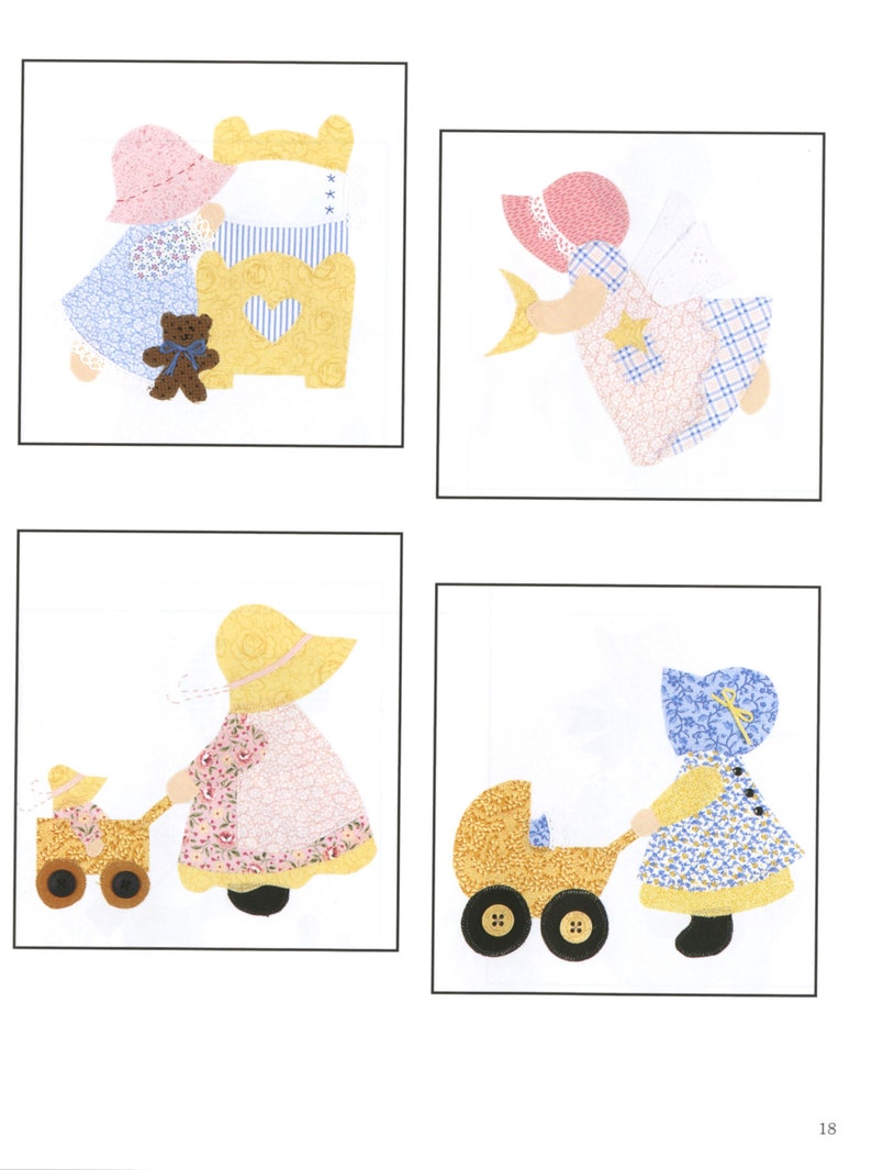 The Ultimate Sunbonnet Sue Collection Quilt Pattern Book By: Quilt and Sew image 4