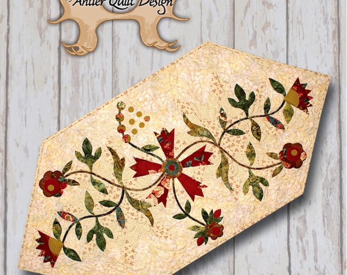 Moose Trax Centerpiece *Pieced & Applique Quilt Pattern* By: Antler Quilt Design
