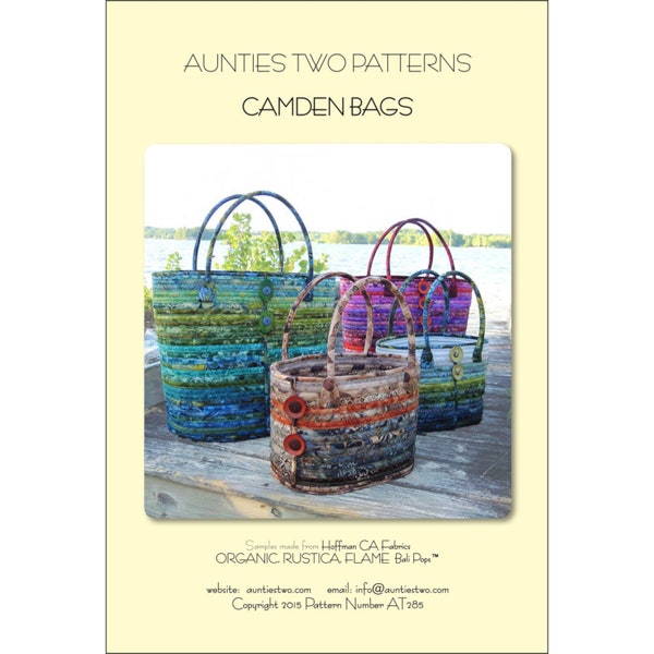 Camden Bags *Sewing Pattern* From:  Aunties Two Patterns