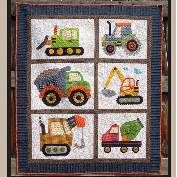 I Love Dirt *Applique Quilt Pattern* From: Nellie's Needle