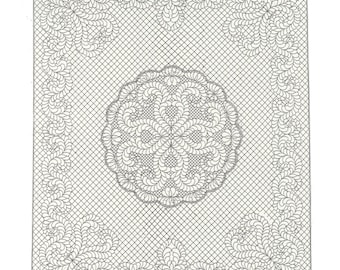 Fantasy Feathers Natural  *Wholecloth Quilt Top with Binding* By: Holice Turnbow for Benartex