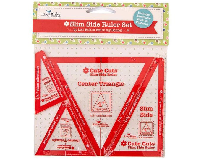 Slim Side Ruler Set - 2" and 4"  Acrylic* By: Lori Holt - Bee in my Bonnet STCC-40872