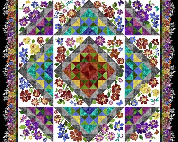 Rainbow of Jewels *A Beautiful BOM Applique' Quilt Pattern*    By: Jason Yenter