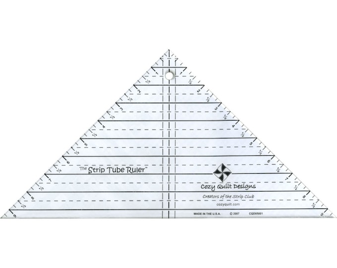The Strip Tube Ruler *Full Size - Acrylic* From: Cozy Quilt Designs