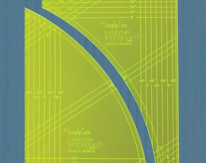 The Everyday Curve *Acrylic Templates*  By: Everyday Stitches ES-510-CRV