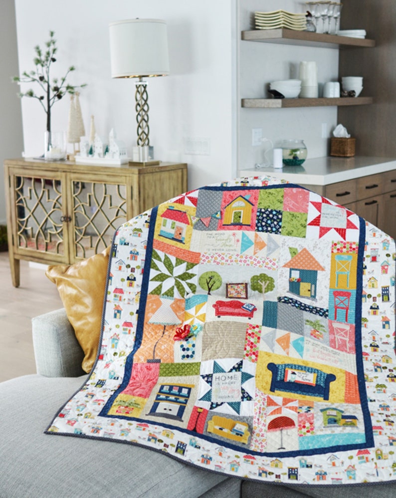 Make Yourself at Home quilt Pattern Project Booklet Etsy