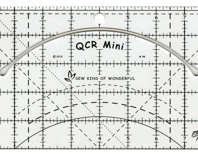 Mini Quick Curve Ruler *Acrylic* From: Sew Kind of Wonderful