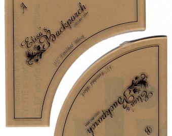 3 1/2" Small Paths Templates *Crazy Curves* By: Backporch Design EBD01