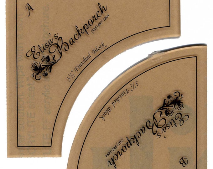 3 1/2" Small Paths Templates *Crazy Curves* By: Backporch Design EBD01