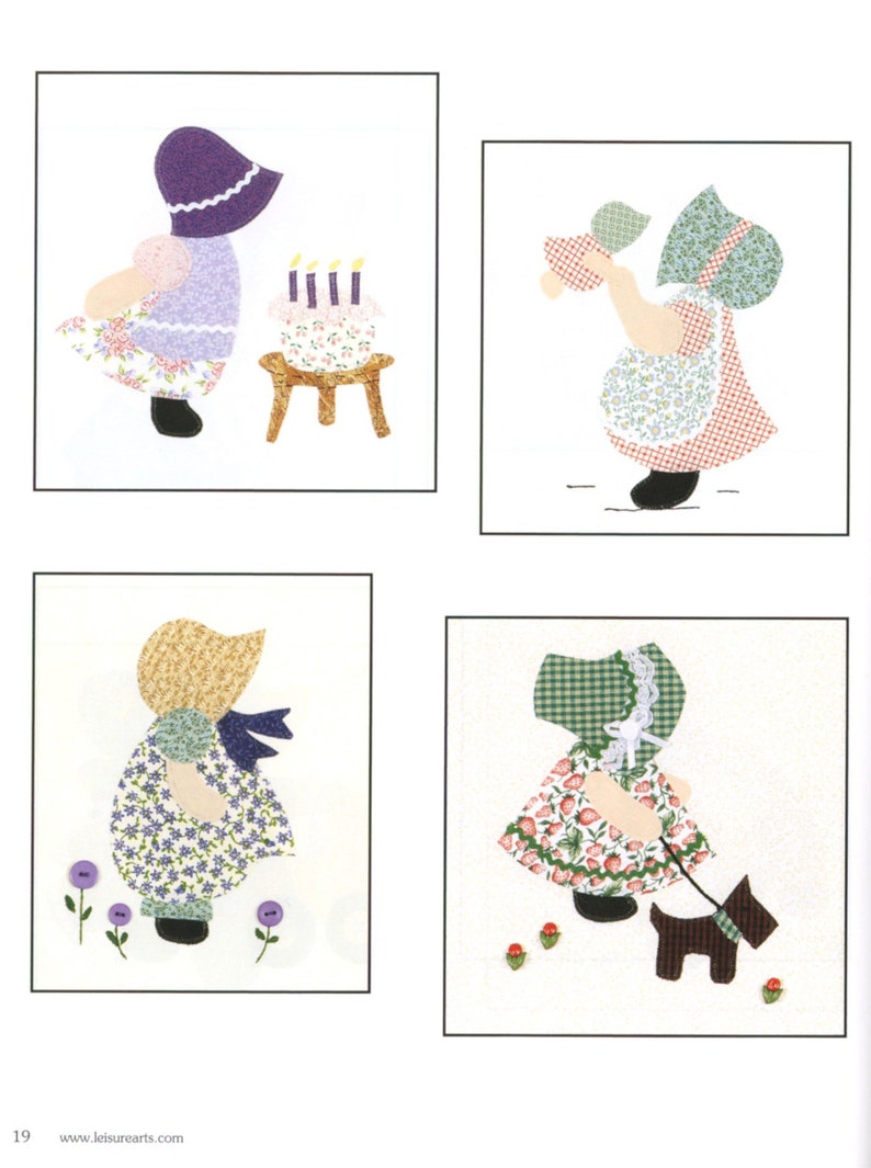 The Ultimate Sunbonnet Sue Collection Quilt Pattern Book By: Quilt and Sew image 5