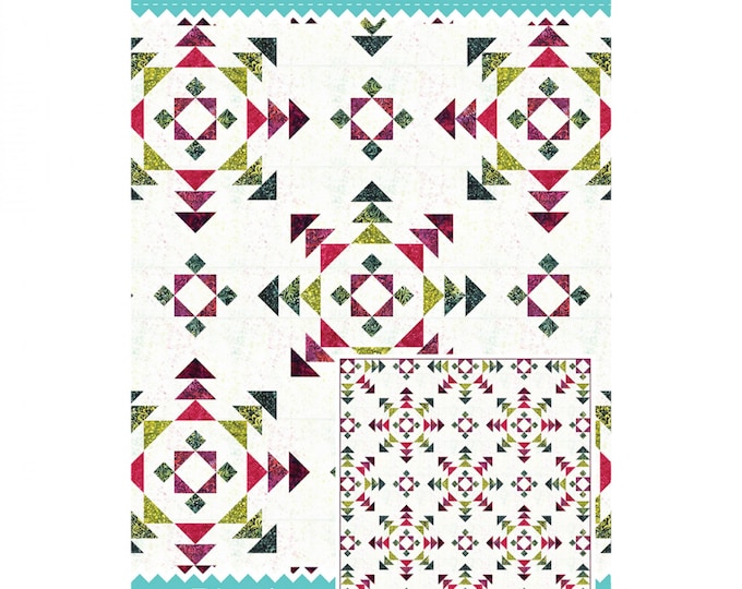 Epicenter *Quilt Pattern* By: Leslie Ryan for Blooming Boldly Designs  BBD-0111