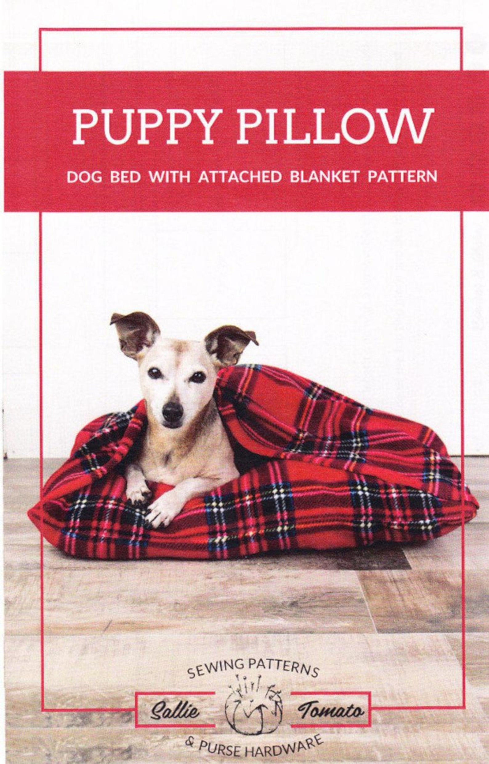 PUPPY PILLOW Dog Bed With Attached Blanket Pattern By Sallie Etsy