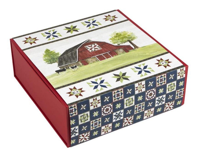 The Barns Quilts Trail Quilt Kit By Riley Blake Designs Etsy