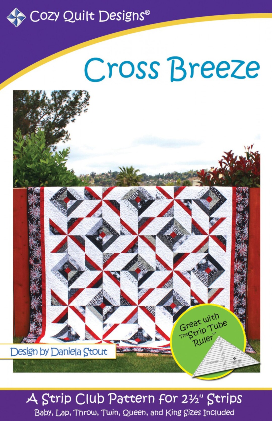 CROSS BREEZE Quilt Pattern Cozy Quilt Designs Dell'orco Etsy
