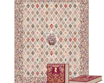 Jane Austen Coverlet *Boxed Quilt Kit - Fabric, Pattern, & Template* From: Riley Blake Designs