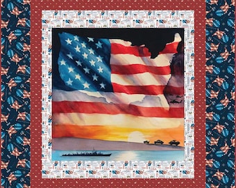 Letters From Home  *Panel Boxed Quilt Kit - Fabric, Box + Pattern* From: Riley Blake Designs  KT-15610