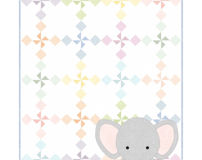 Ellie's Pinwheels *Baby Quilt Kit* By: Bonnie Sullivan for Maywood Studio - KIT-MASELP