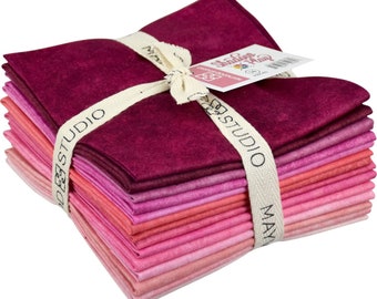 Shadow Play - PINK 14 Piece- *Fat Quarter Bundle* By Maywood Studios