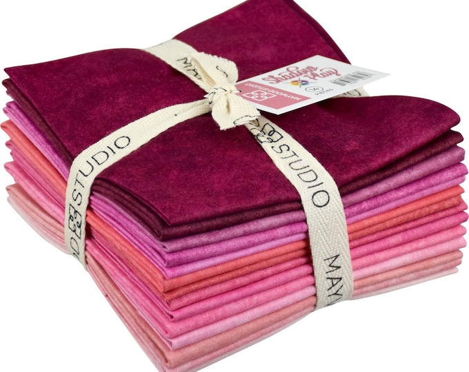 Shadow Play - PINK 14 Piece- *Fat Quarter Bundle* By Maywood Studios