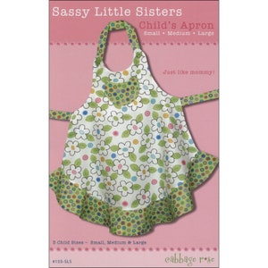 Sassy Little Sisters *Child's Apron Pattern*   From: Cabbage Rose