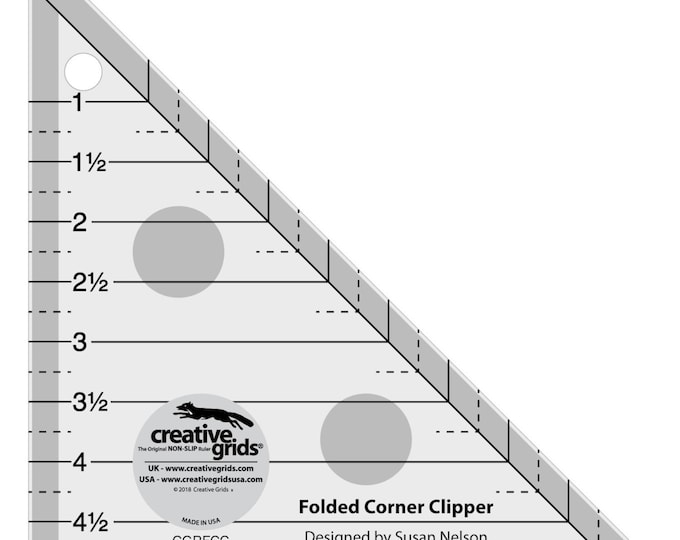 Folded Corner Clipper Tool  *Acrylic* By: Susan Nelson - Creative Grids   #CFRFCC