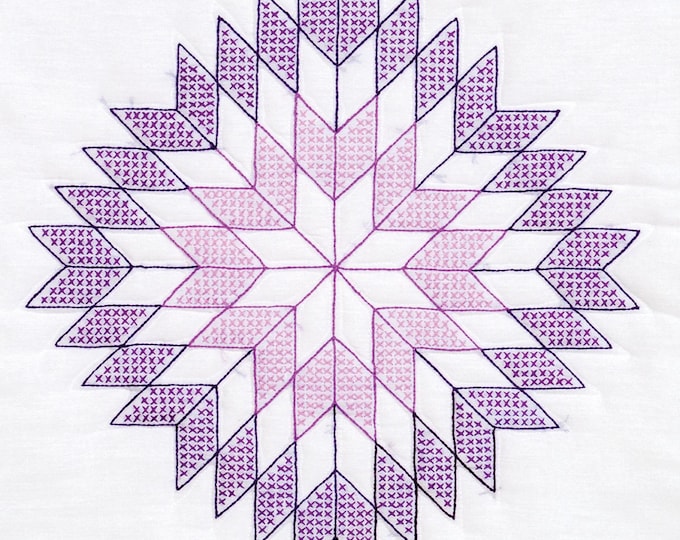 Lone Star *Pre-Printed Cross Stitch & Embroidery Blocks* By: Jack Dempsey Needle Art 732-595