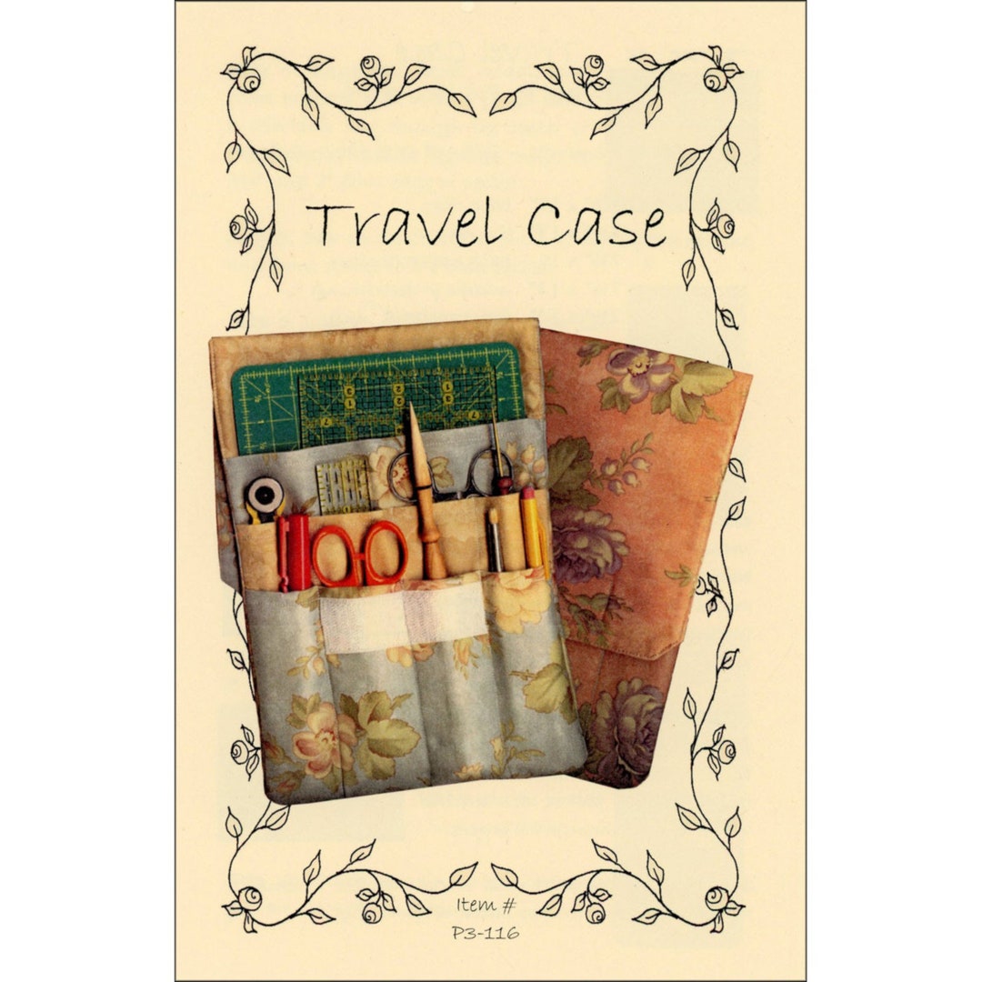 TRAVEL CASE PATTERN By P3 Designs P3116 Etsy