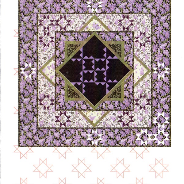 Lilac Garden *Quilt Pattern* By: Jackie's Animas Quilts AQP-267