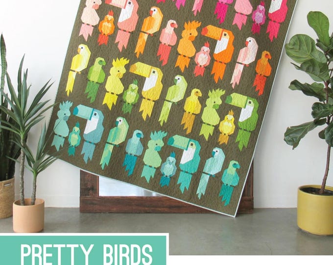 Pretty Birds *Tropical Birds Sampler Quilt Pattern - Updated* By: Elizabeth Hartman EH-051