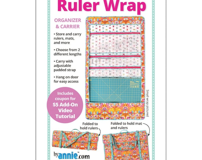 Ruler Wrap *Organizer & Carrier - Sewing Pattern* From: byAnnie.com  PBA270