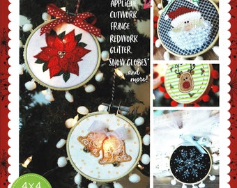 Happy Hoop Décor, Vol. 1:  Whimsical Christmas Ornaments *In-The-Hoop Machine Embroidery CD* From- Kimberbell
