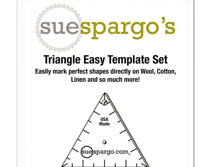 Triangle Easy Acrylic Template Set  By: Sue Spargo - CST-07