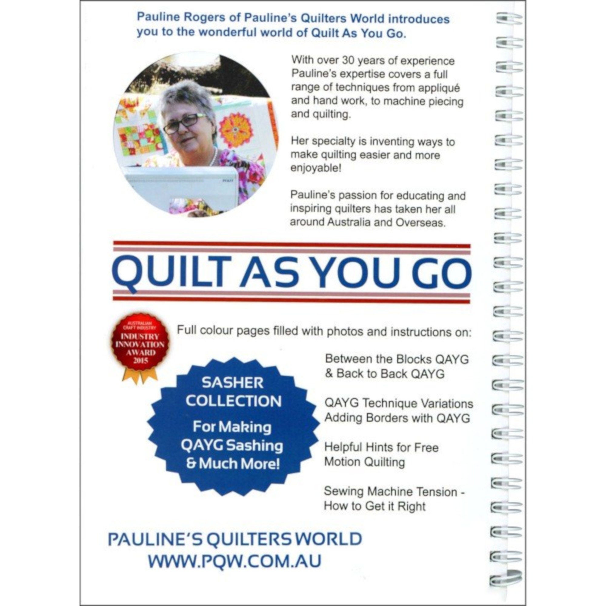 Quilt as You Go Handbook quilt Book BY Pauline Rogers Etsy