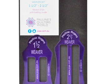 Sasher Collection - Weaver Set  *1 1/2" and 2 1/2" * By: Pauline's Quilters World