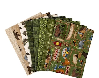 Pine Grove *1 yard Bundle" - 8 Pieces * By: Tara Reed for Riley Blake Designs 1YD-15930G-8